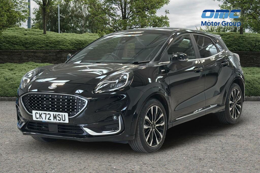 Ford Puma 1.0 Ecoboost Hybr Mhev 155 St-line Vignale Dct CK72MSU Black #2