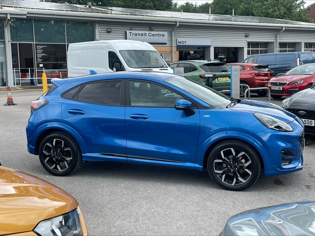 Ford Puma 1.0 Ecoboost Hybrid Mhev 155 St-line X Blue #4