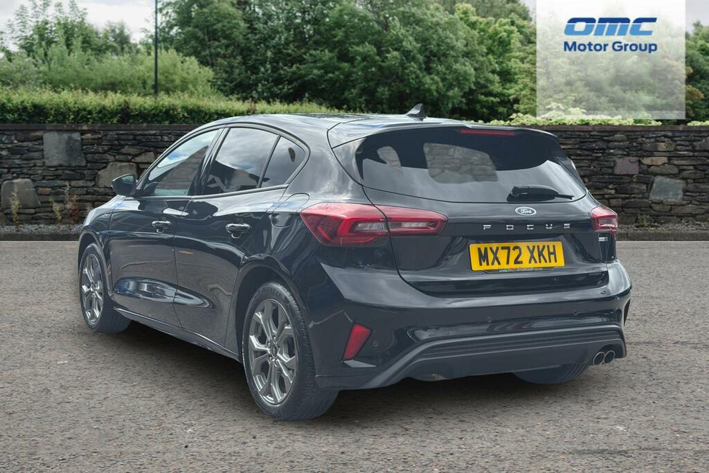 Ford Focus 1.0 Ecoboost Hybrid Mhev 155 St-line Edition MX72XKH Black #3