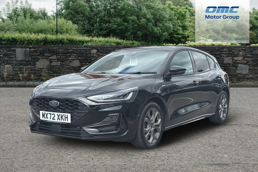 Ford Focus 1.0 Ecoboost Hybrid Mhev 155 St-line Edition MX72XKH Black #2