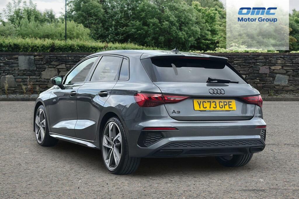 Audi A3 35 Tfsi Black Edition S Tronic YC73GPE Grey #3