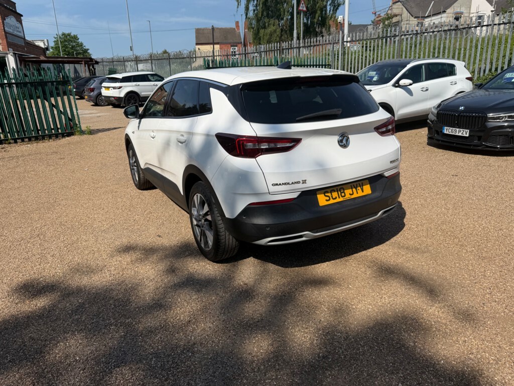 Vauxhall Grandland X Sport Nav Ss SC18JYV White #4