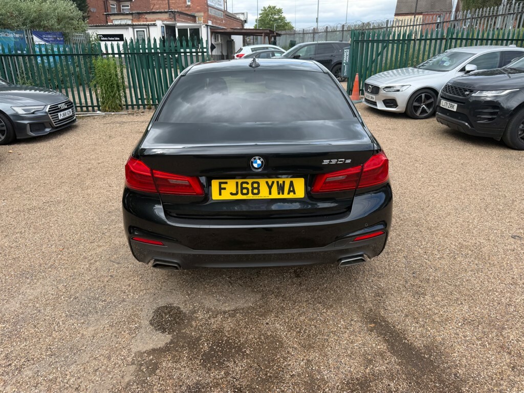 BMW 5 Series 530E M Sport Black #5