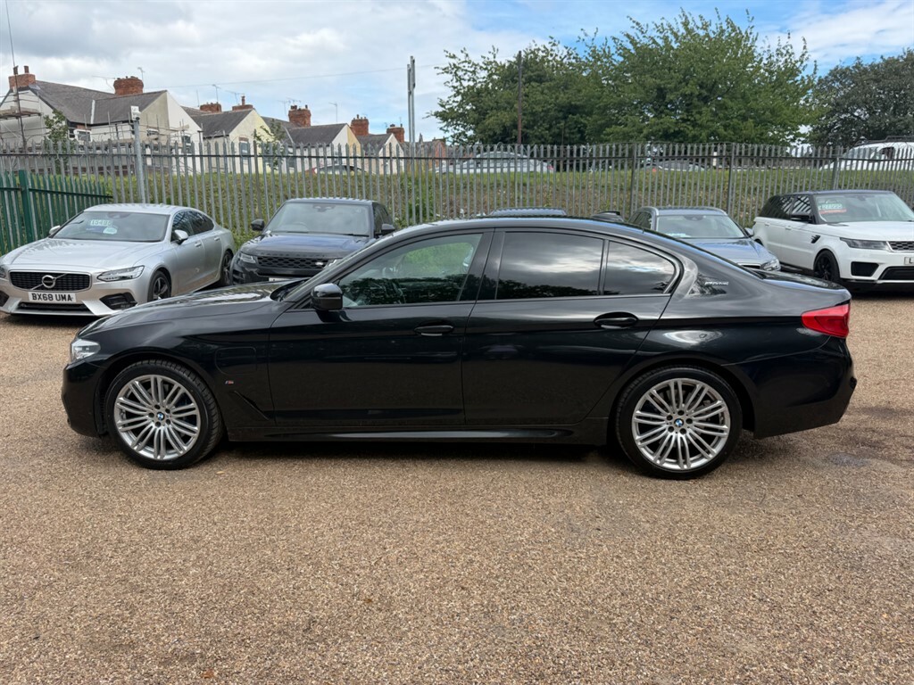 BMW 5 Series 530E M Sport Black #3