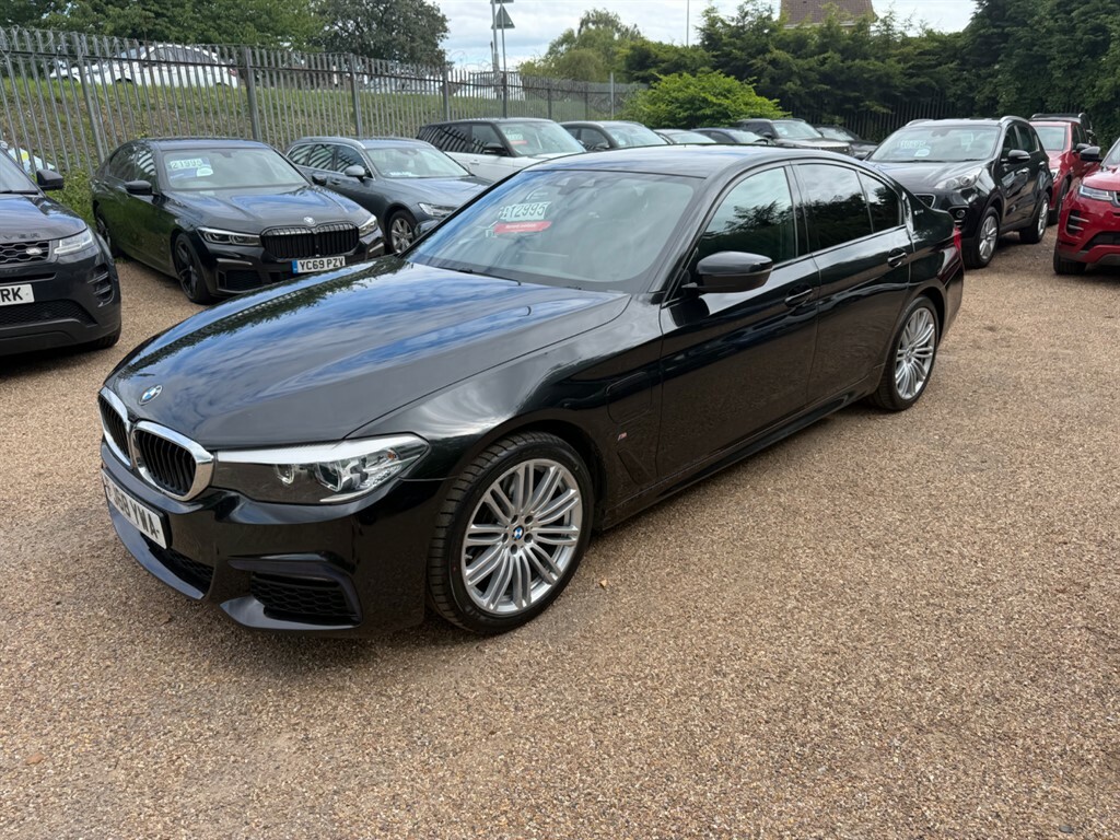BMW 5 Series 530E M Sport Black #2