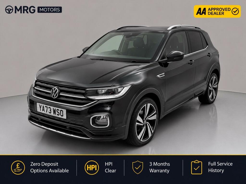 Volkswagen T-Cross 1.0 Tsi R-line Dsg Euro 6 Ss YA73WSO Black #5