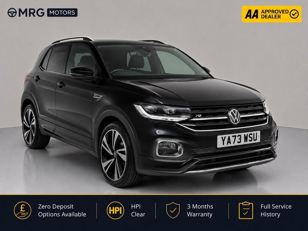 Volkswagen T-Cross 1.0 Tsi R-line Dsg Euro 6 Ss YA73WSO Black