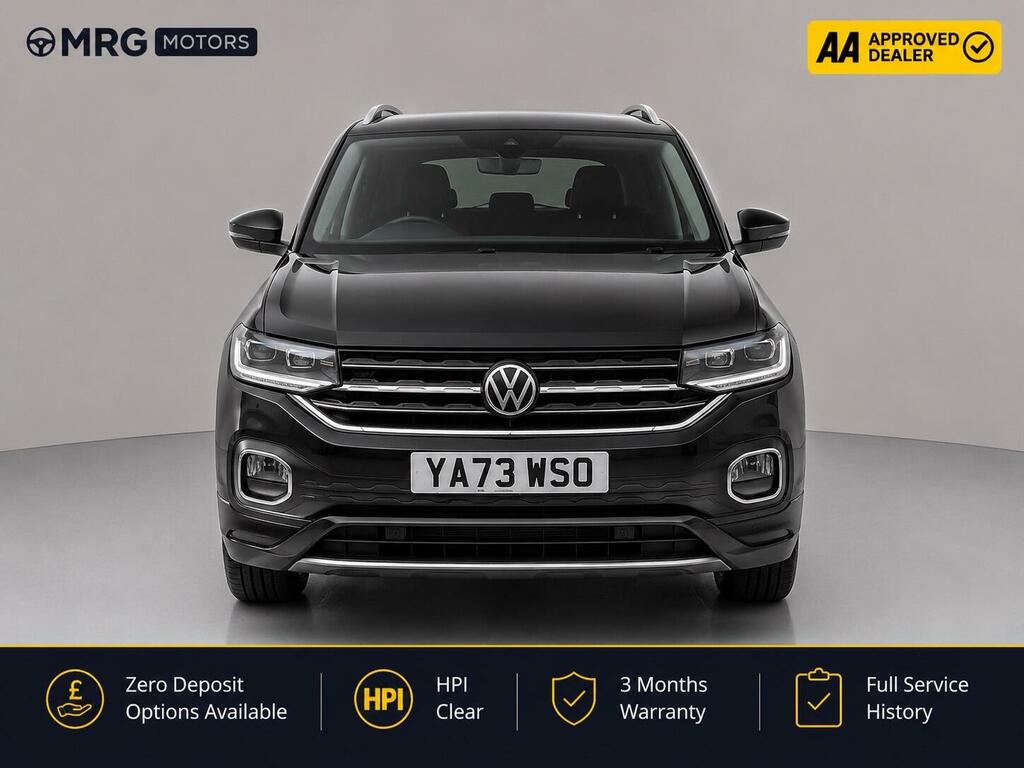 Volkswagen T-Cross 1.0 Tsi R-line Dsg Euro 6 Ss YA73WSO Black #4