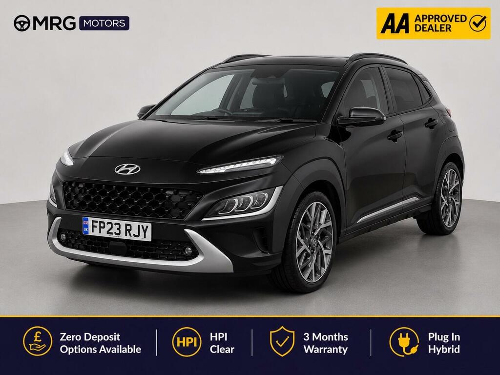 Hyundai Kona 1.6 H-gdi Ultimate Dct Euro 6 Ss FP23RJY Black #4