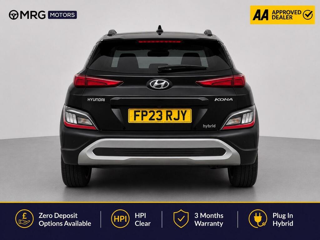 Hyundai Kona 1.6 H-gdi Ultimate Dct Euro 6 Ss FP23RJY Black #5