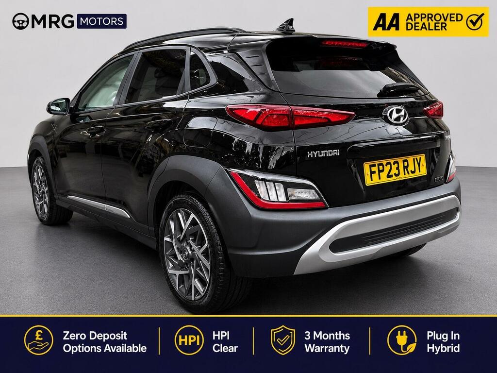 Hyundai Kona 1.6 H-gdi Ultimate Dct Euro 6 Ss FP23RJY Black #2