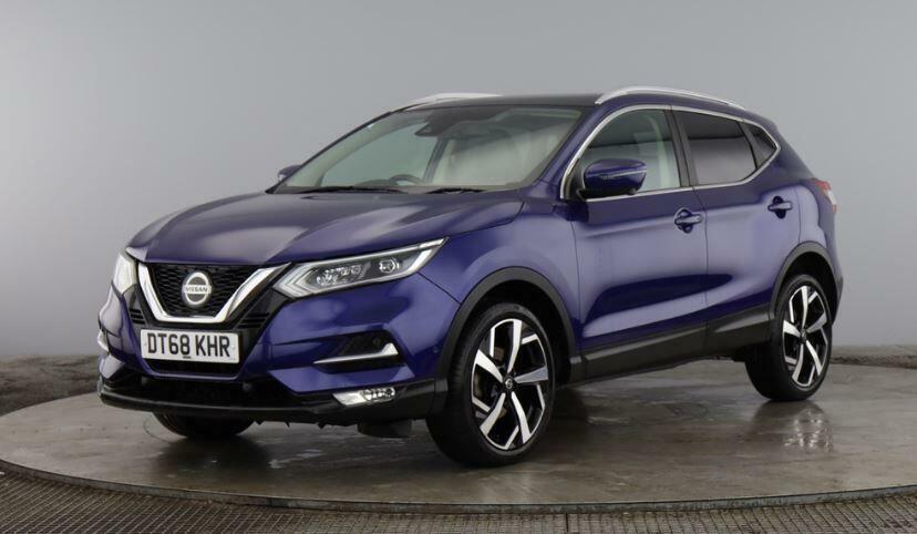 Nissan Qashqai 1.3 Dig-t Tekna Dct Euro 6 Ss DT68KHR Blue