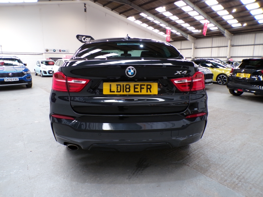BMW X4 2.0 Xdrive20d M Sport LD18EFR Black #5