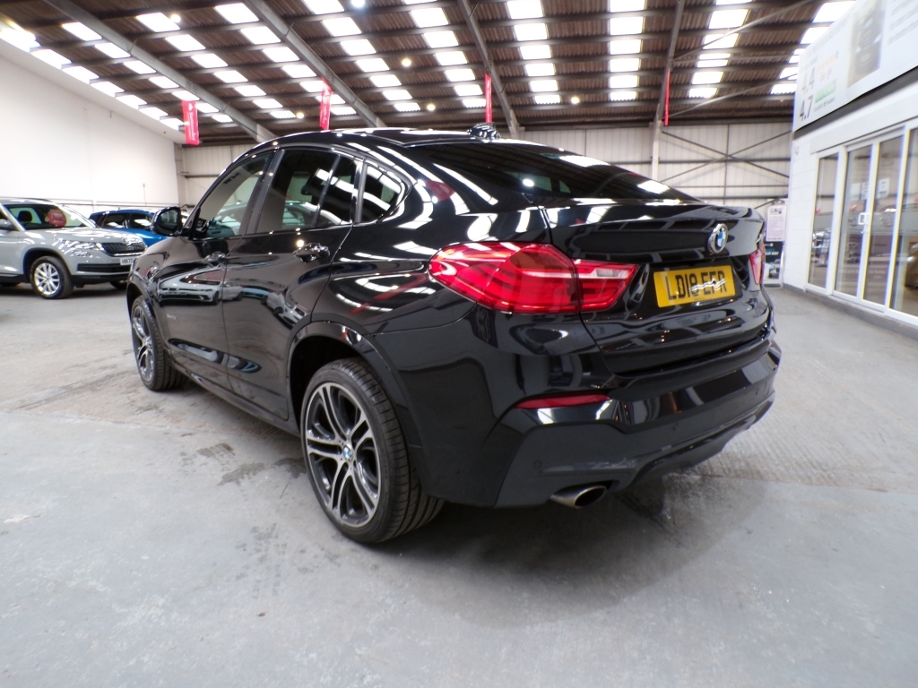 BMW X4 2.0 Xdrive20d M Sport LD18EFR Black #4