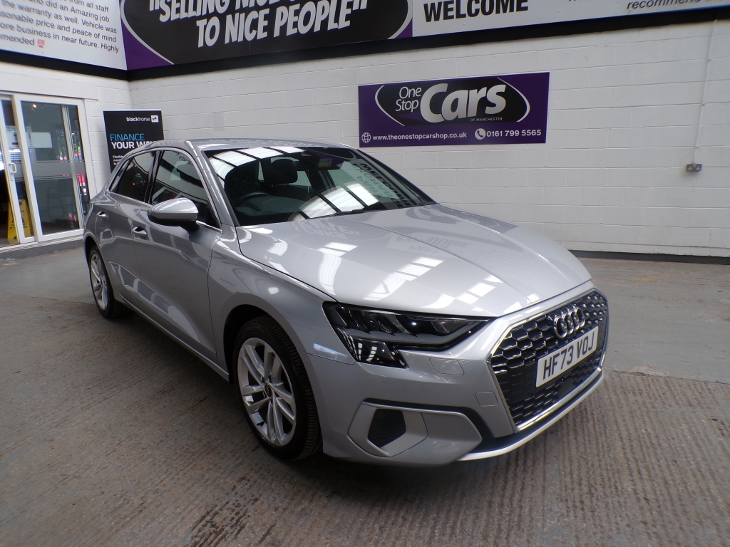 Audi A3 1.5 Sportback Tfsi Sport Mhev Silver