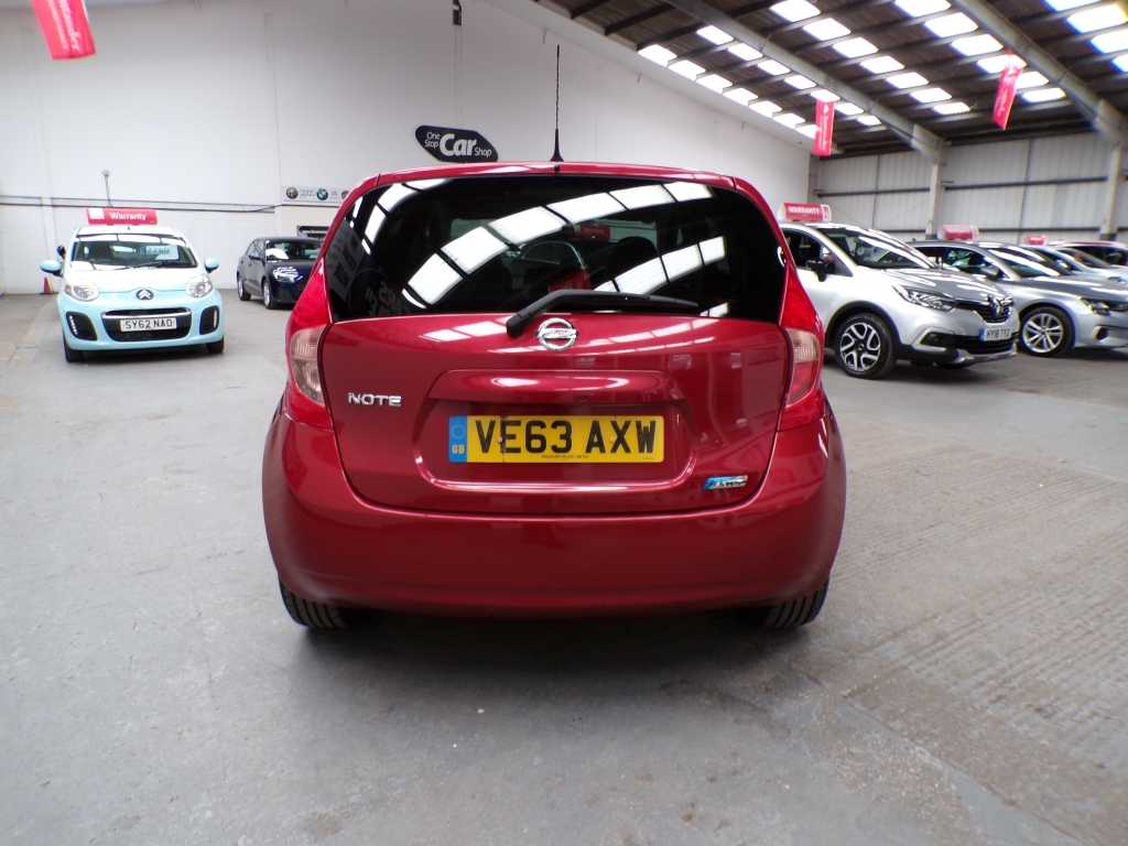 Nissan Note 1.5 Dci Tekna Red #6