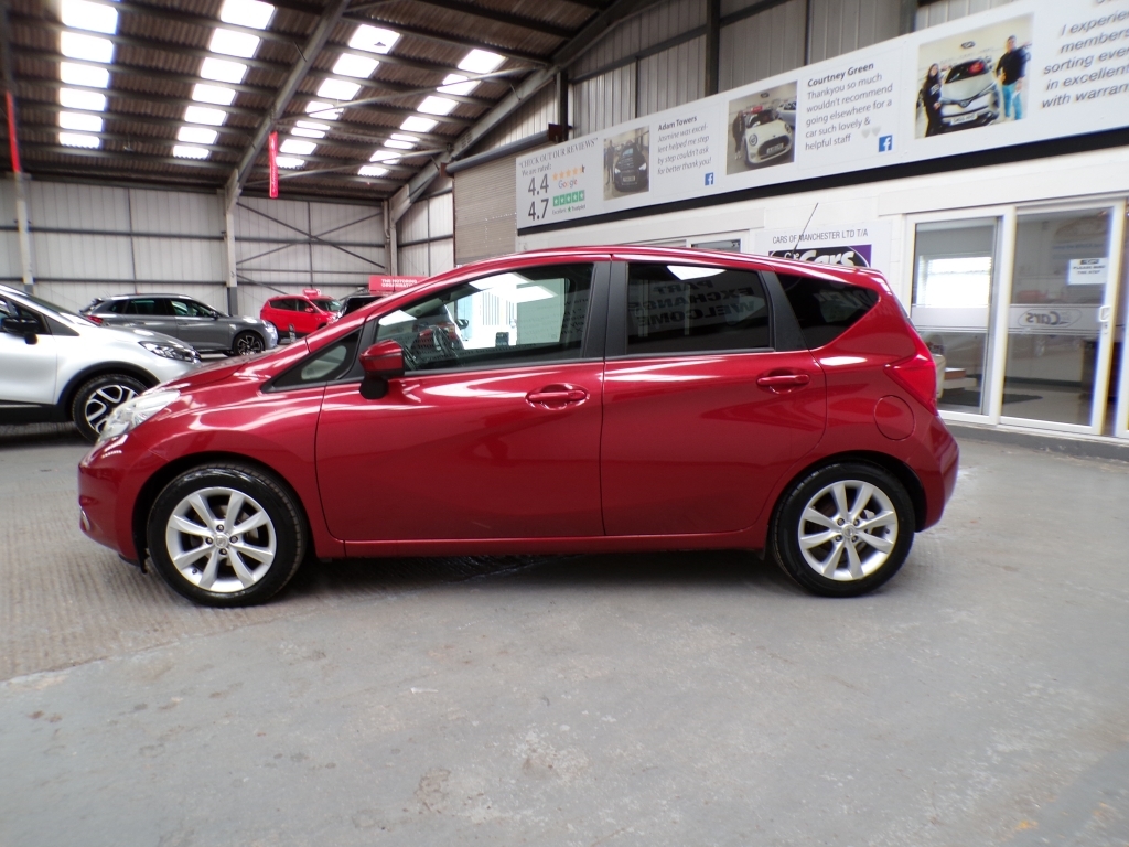 Nissan Note 1.5 Dci Tekna Red #4