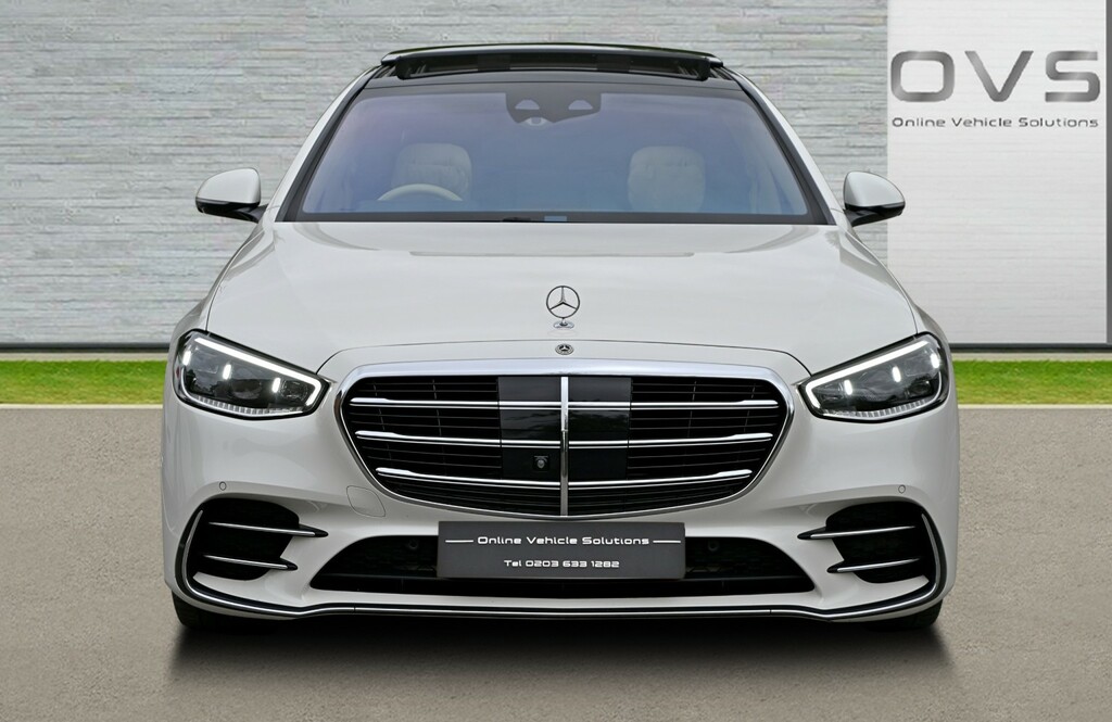 Mercedes-Benz S Class Saloon 3.0 S500lh Mhev Amg Line 2021 White #5