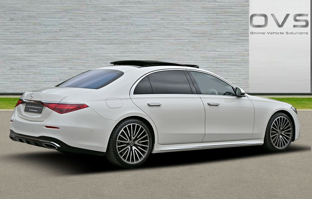 Mercedes-Benz S Class Saloon 3.0 S500lh Mhev Amg Line 2021 White #3