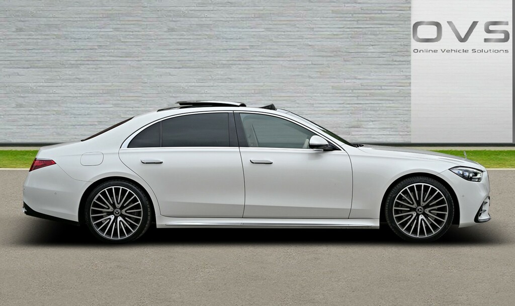 Mercedes-Benz S Class Saloon 3.0 S500lh Mhev Amg Line 2021 White #2