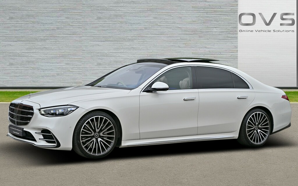 Mercedes-Benz S Class Saloon 3.0 S500lh Mhev Amg Line 2021 White #6