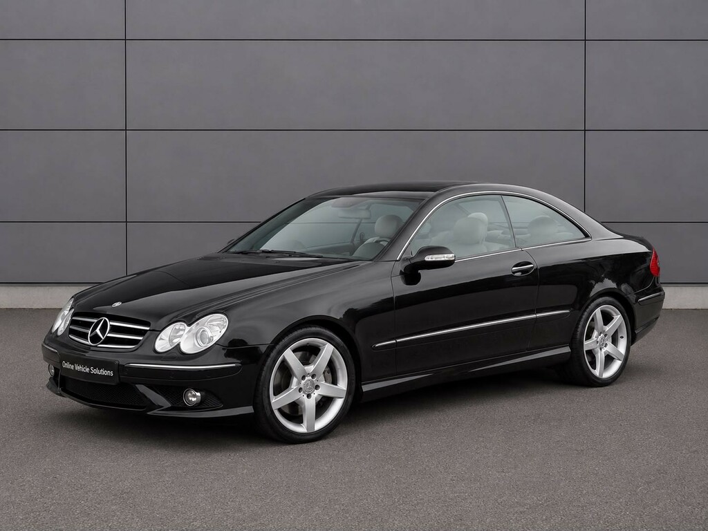 Mercedes-Benz CLK Coupe 3.5 Clk350 Sport 2007 Black #6