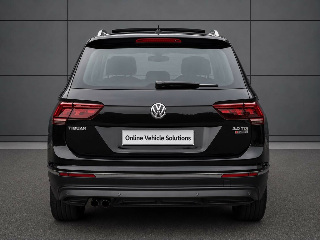 Volkswagen Tiguan Suv 2.0 Tdi Bluemotion Tech Sel 2017 LB66DPX Black #4
