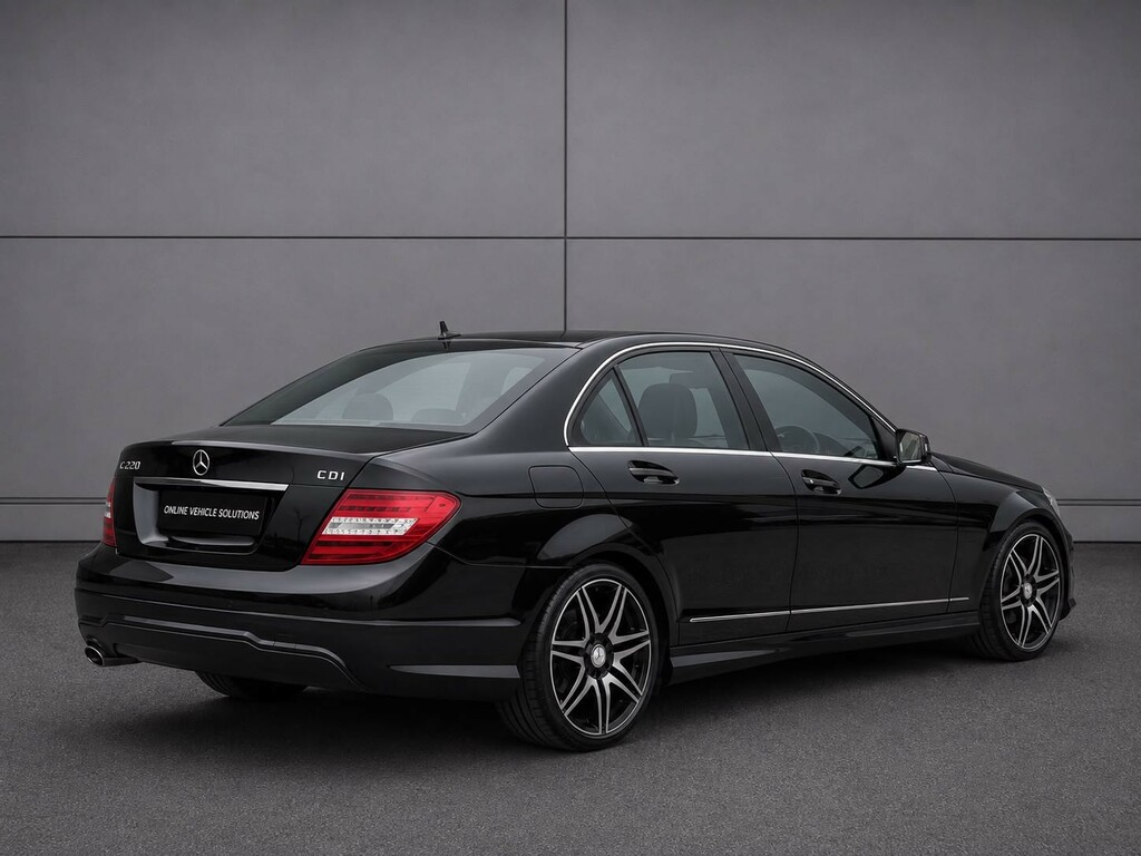 Mercedes-Benz C Class Saloon 2.1 C220 Cdi Amg Sport Plus 2013 Black #3