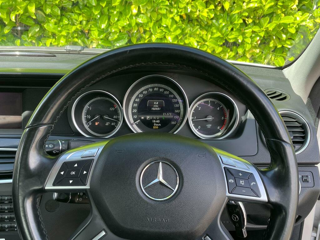Mercedes-Benz C Class Estate 2.1 C220 Cdi Amg Sport Plus 201363 White #31