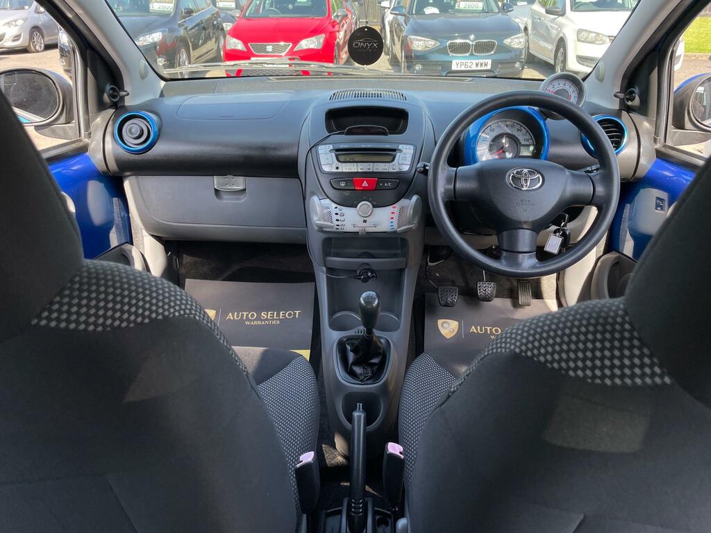 Toyota Aygo Hatchback Blue #13