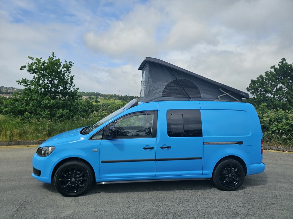 Volkswagen Caddy Maxi 1.6 Tdi Dsg Blue #17