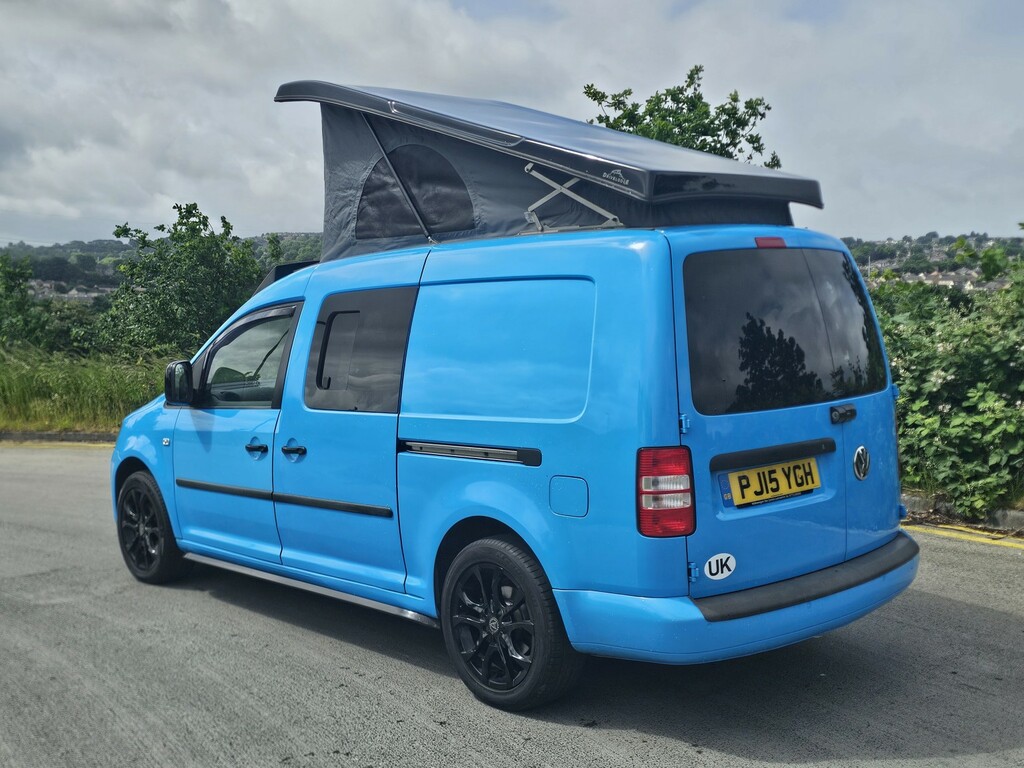 Volkswagen Caddy Maxi 1.6 Tdi Dsg Blue #12