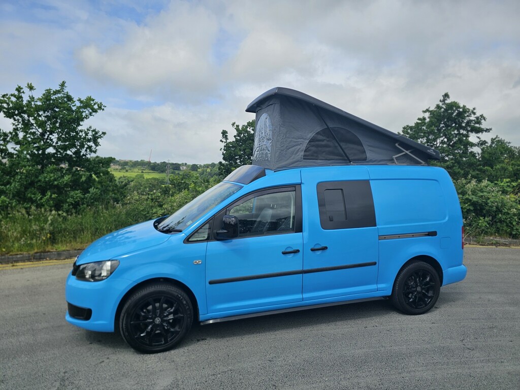 Volkswagen Caddy Maxi 1.6 Tdi Pop Top Campervan Blue