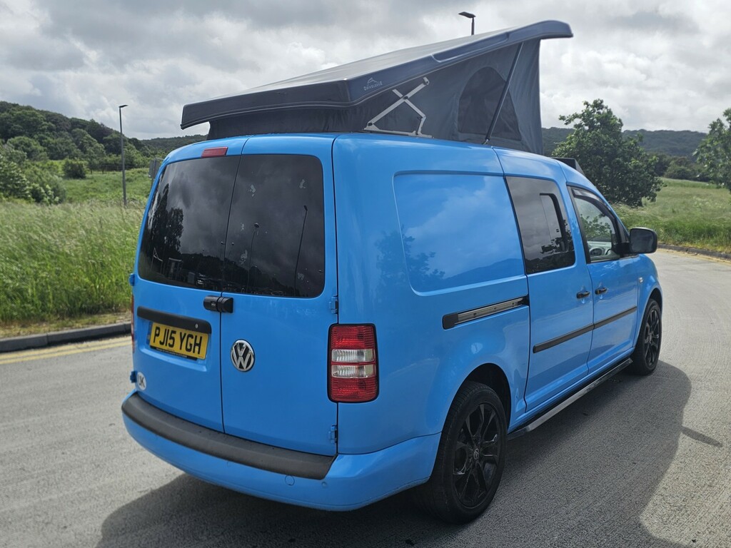 Volkswagen Caddy Maxi 1.6 Tdi Pop Top Campervan Blue #3