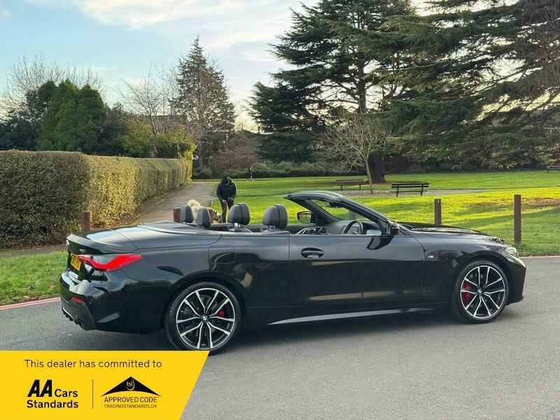 BMW 4 Series Convertible 2.0 420I M Sport Euro 6 Ss EN71SYO Black #3