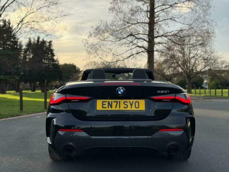 BMW 4 Series Convertible 2.0 420I M Sport Euro 6 Ss EN71SYO Black #4