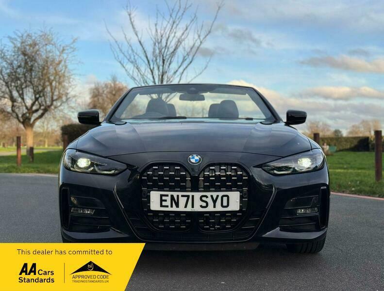 BMW 4 Series Convertible 2.0 420I M Sport Euro 6 Ss Black