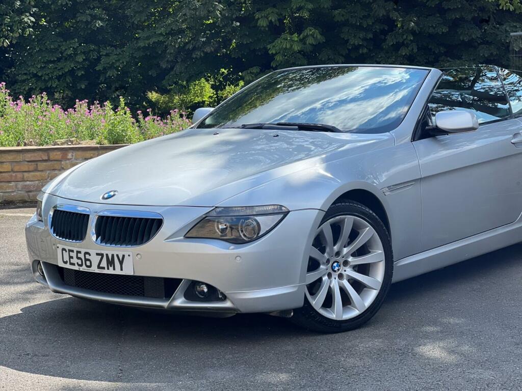 BMW 6 Series Convertible 3.0 630I Sport Convertible 2006 Silver #5