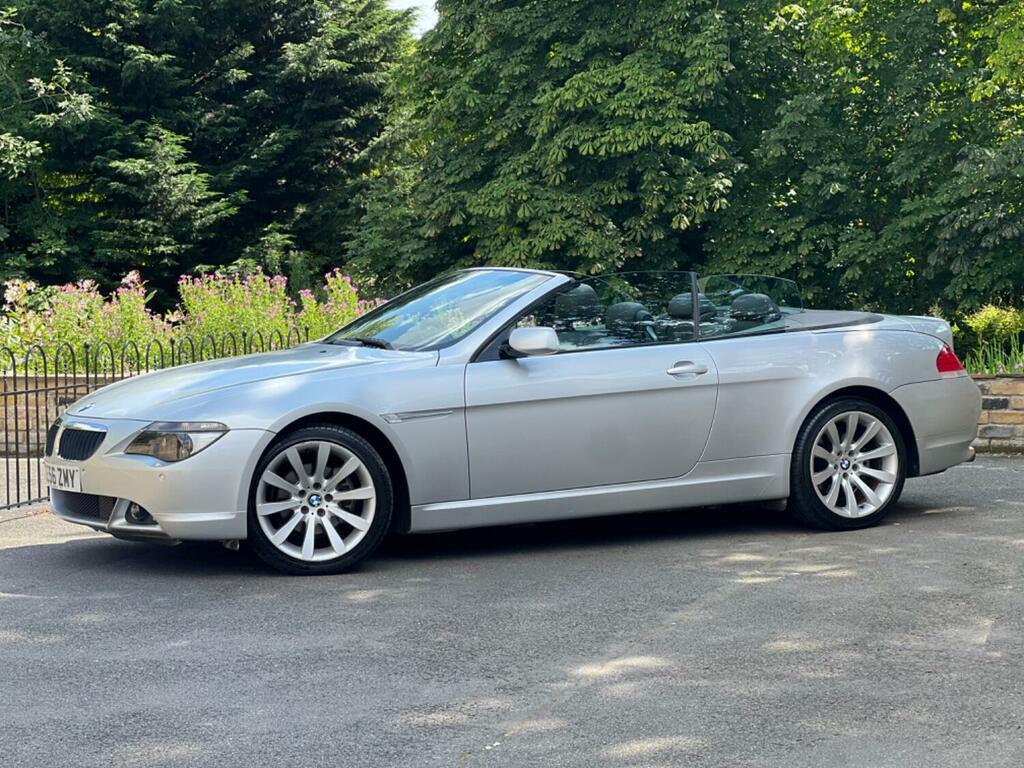 BMW 6 Series Convertible 3.0 630I Sport Convertible 2006 Silver #6