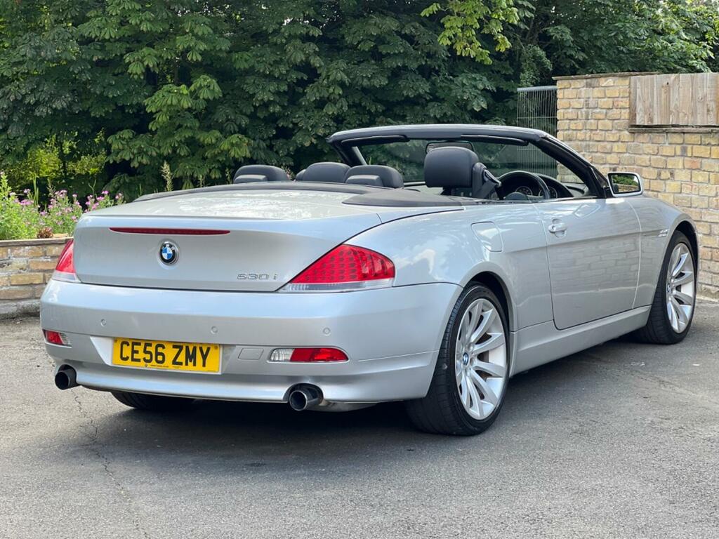 BMW 6 Series Convertible 3.0 630I Sport Convertible 2006 Silver #3
