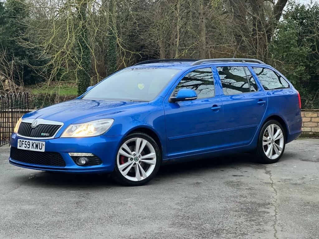 Skoda Octavia Estate 2.0 Tdi Vrs 2010 Blue #4