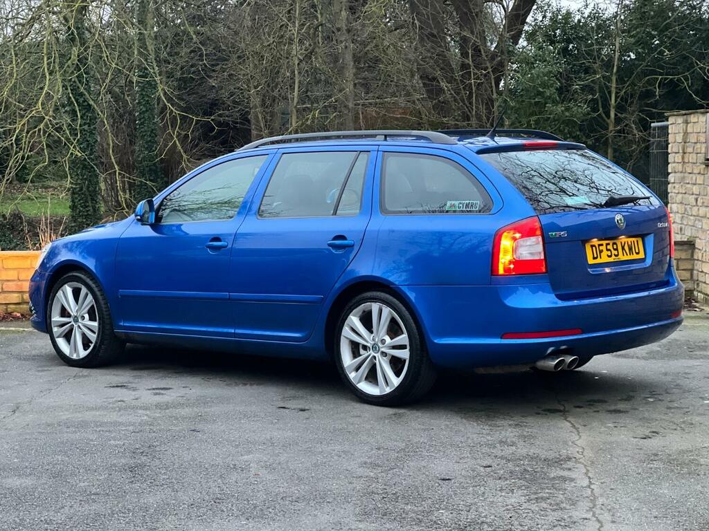 Skoda Octavia Estate 2.0 Tdi Vrs 2010 Blue #3