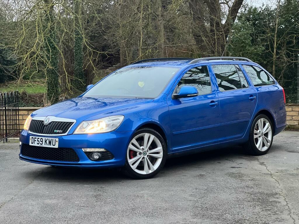 Skoda Octavia Estate 2.0 Tdi Vrs 2010 Blue #6