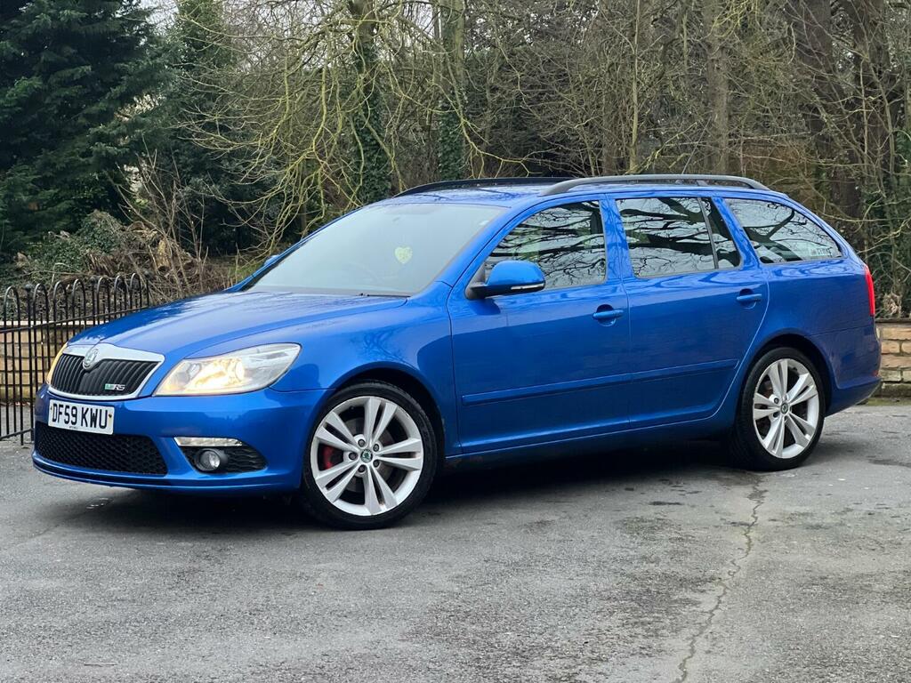 Skoda Octavia Estate 2.0 Tdi Vrs 2010 Blue #5