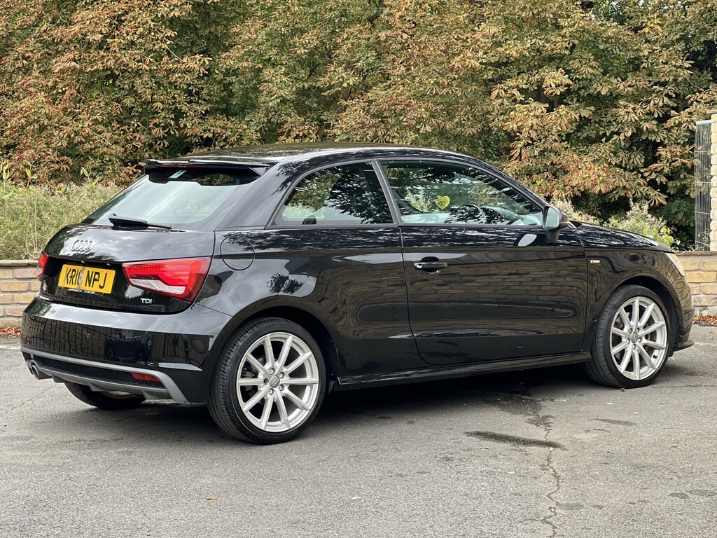 Audi A1 Hatchback 1.6 Tdi S Line 2016 Black #3
