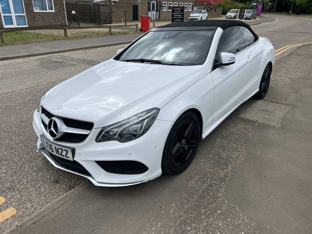 Mercedes-Benz E Class Convertible 3.0 E350d V6 Bluetec Amg Line 2016 LT16NZZ White