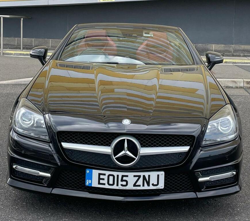 Mercedes-Benz SLK 2.1 Slk250 Cdi Amg Sport Convertible G- Black #4