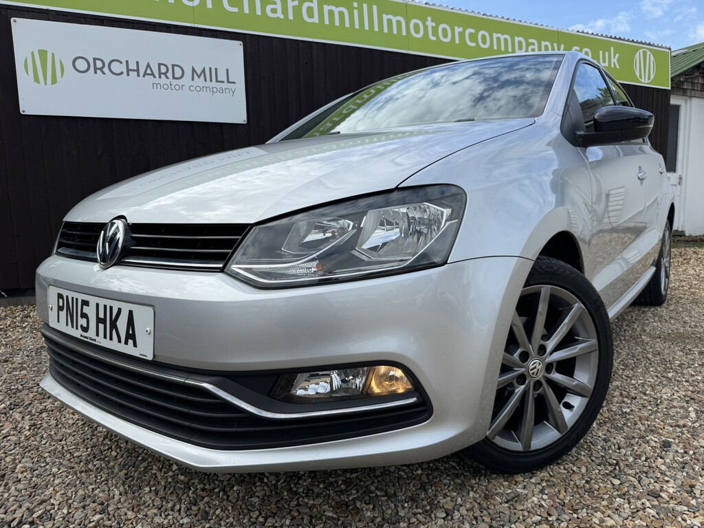 Volkswagen Polo Hatchback 1.0 Bluemotion Tech Se Design 2015 Silver