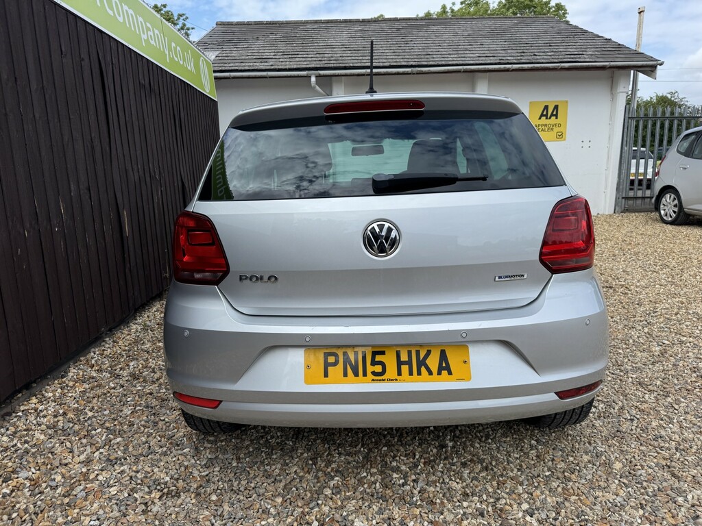 Volkswagen Polo Hatchback 1.0 Bluemotion Tech Se Design 2015 PN15HKA Silver #5