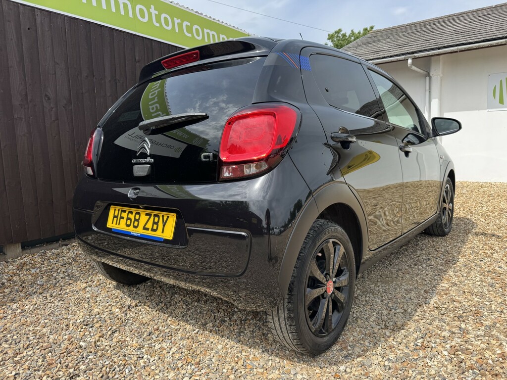 Citroen C1 Hatchback 1.0 Vti Urban Ride 2018 HF68ZBY Black #6
